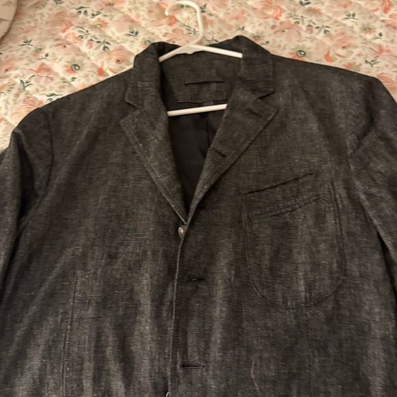 Grey linen John Varvatos jacket